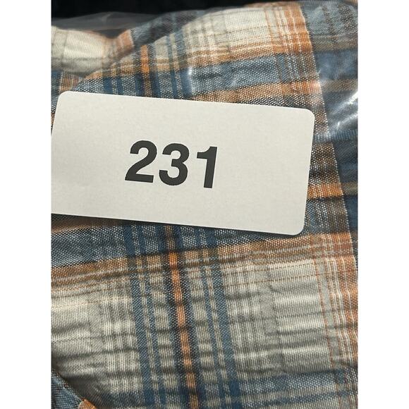 KUHL Mens Blue Plaid Short Sleeve Button Up Camp Shirt Size XL Hiking Outdoor - Picture 7 of 7